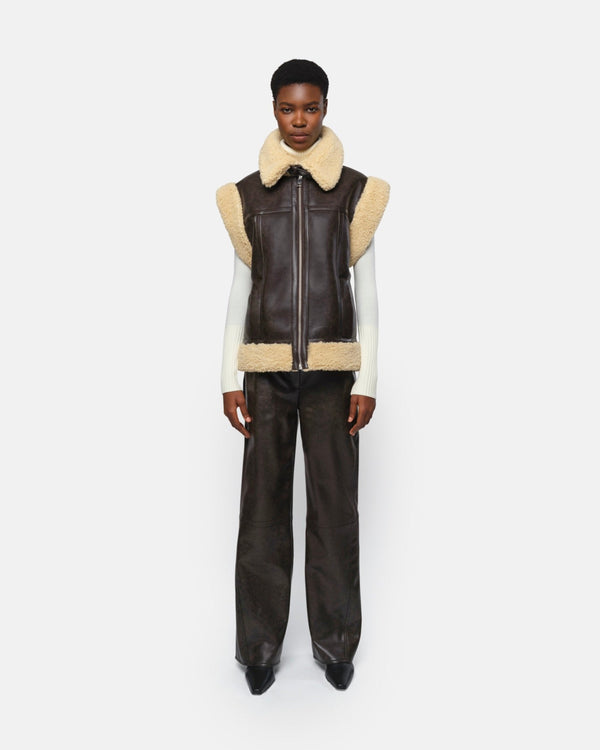Gilet Contrecollé Gaia Java, Sable