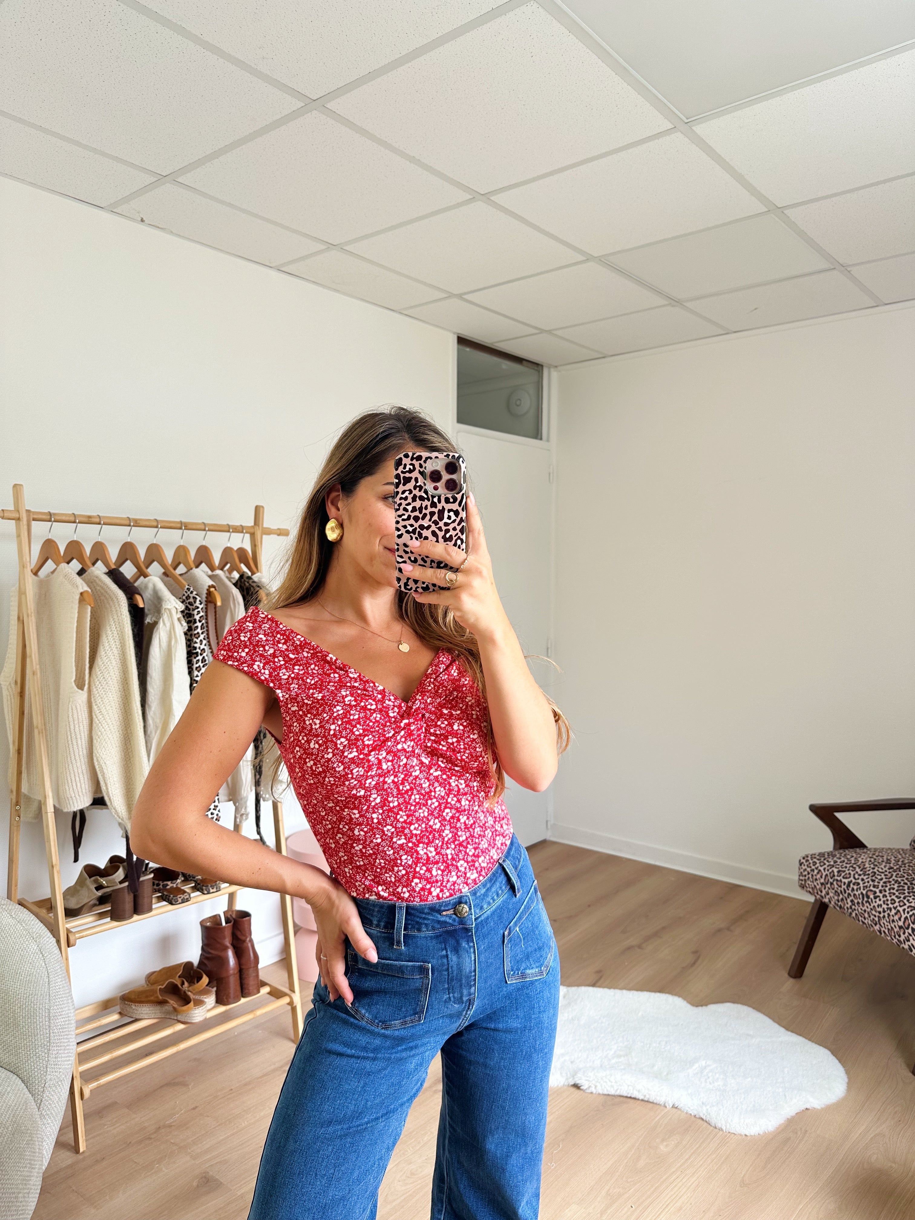 Top Fleuri Lina