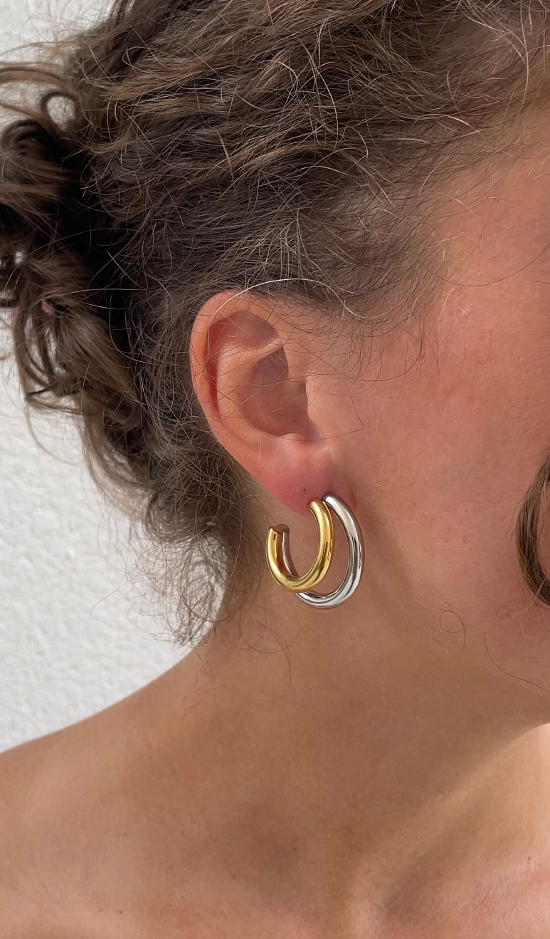 Boucles D'Oreilles Thick Combined