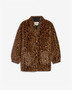 Manteau-Cardigan Léopard Jane
