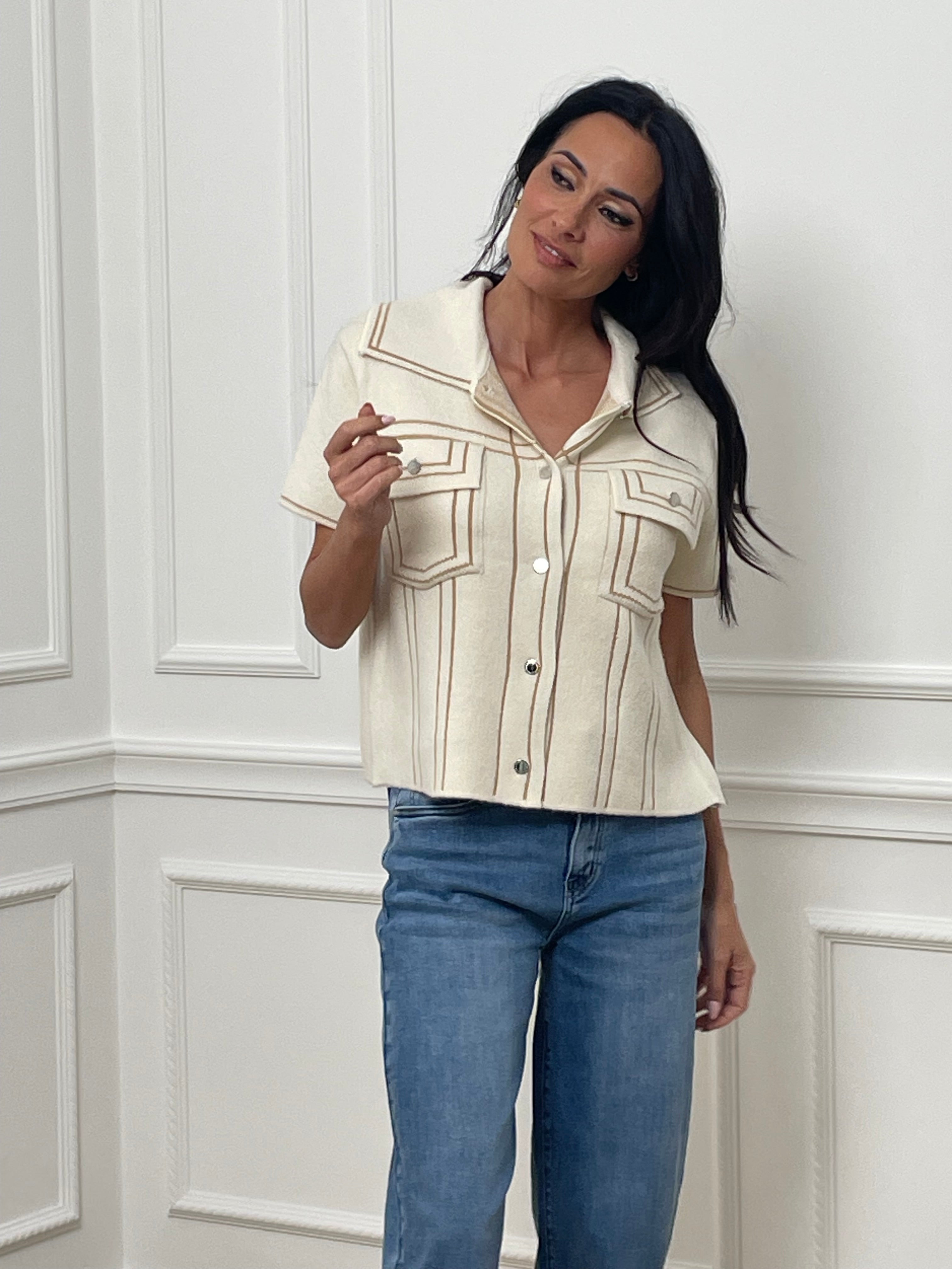 Gilet Mila - Ecru