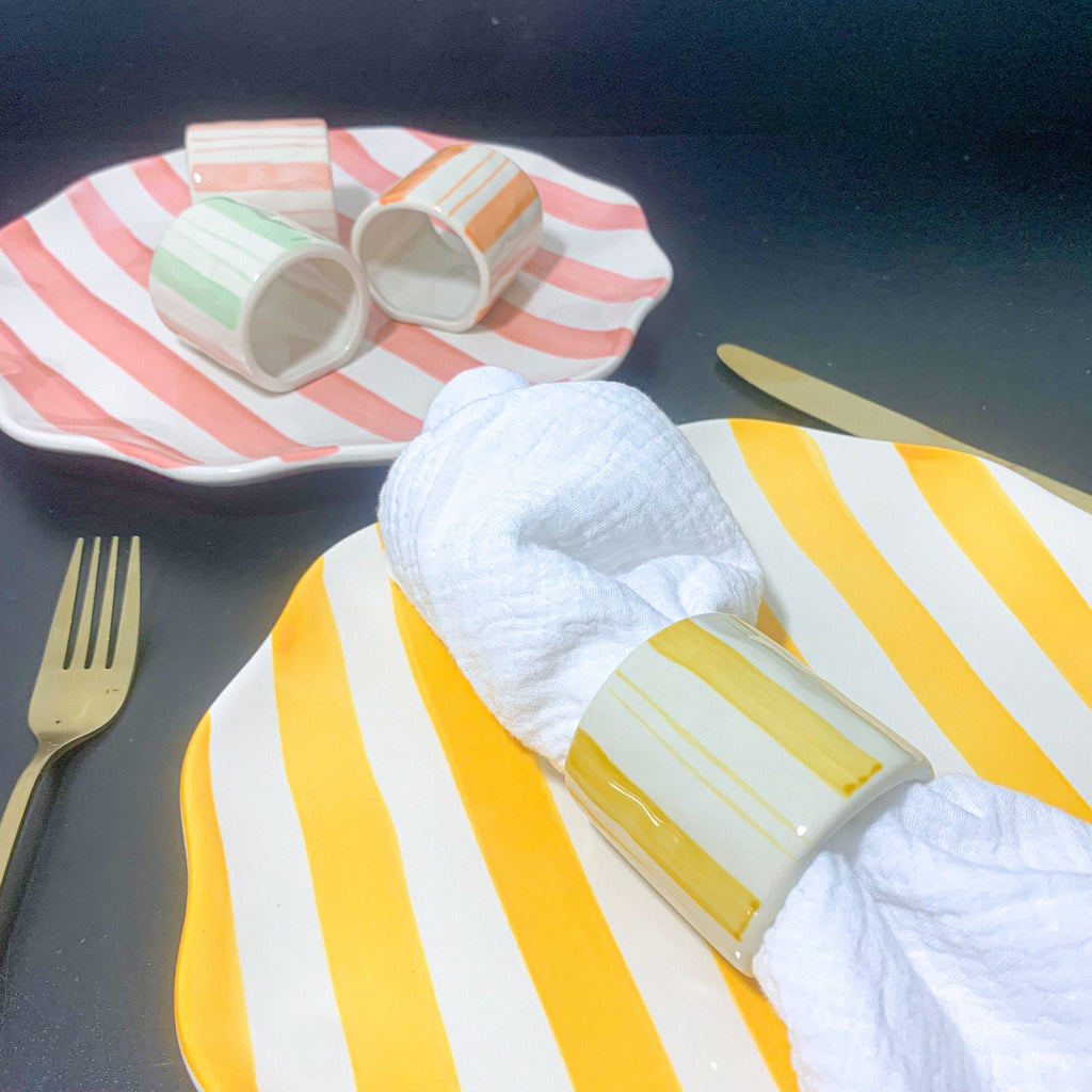 Rond De Serviette Sunny - Jaune