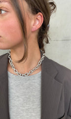 Collier Striped Bold Chain