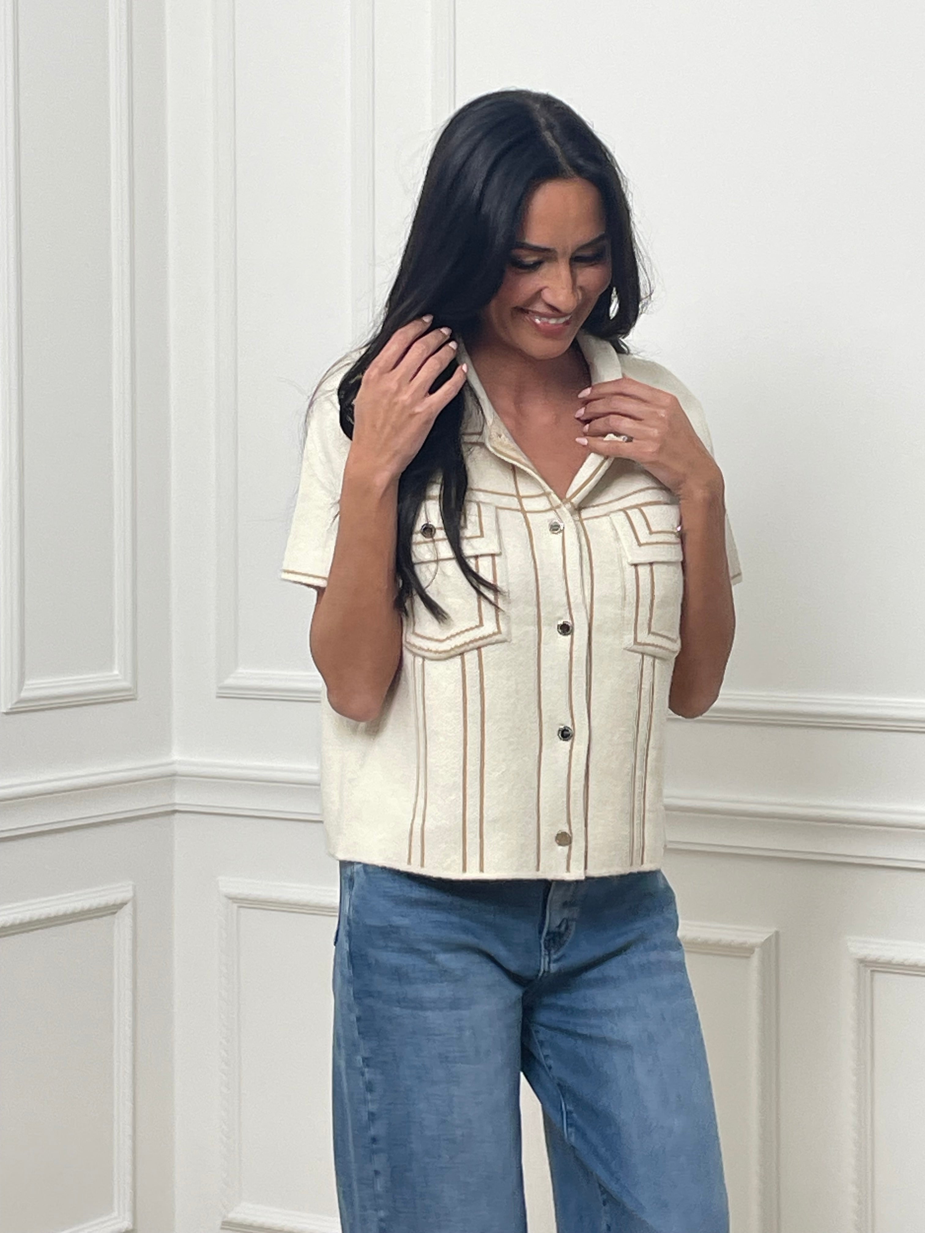Gilet Mila - Ecru