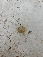 Bague Hammered Dome