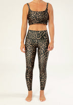Legging Vanille Panthère Naturel