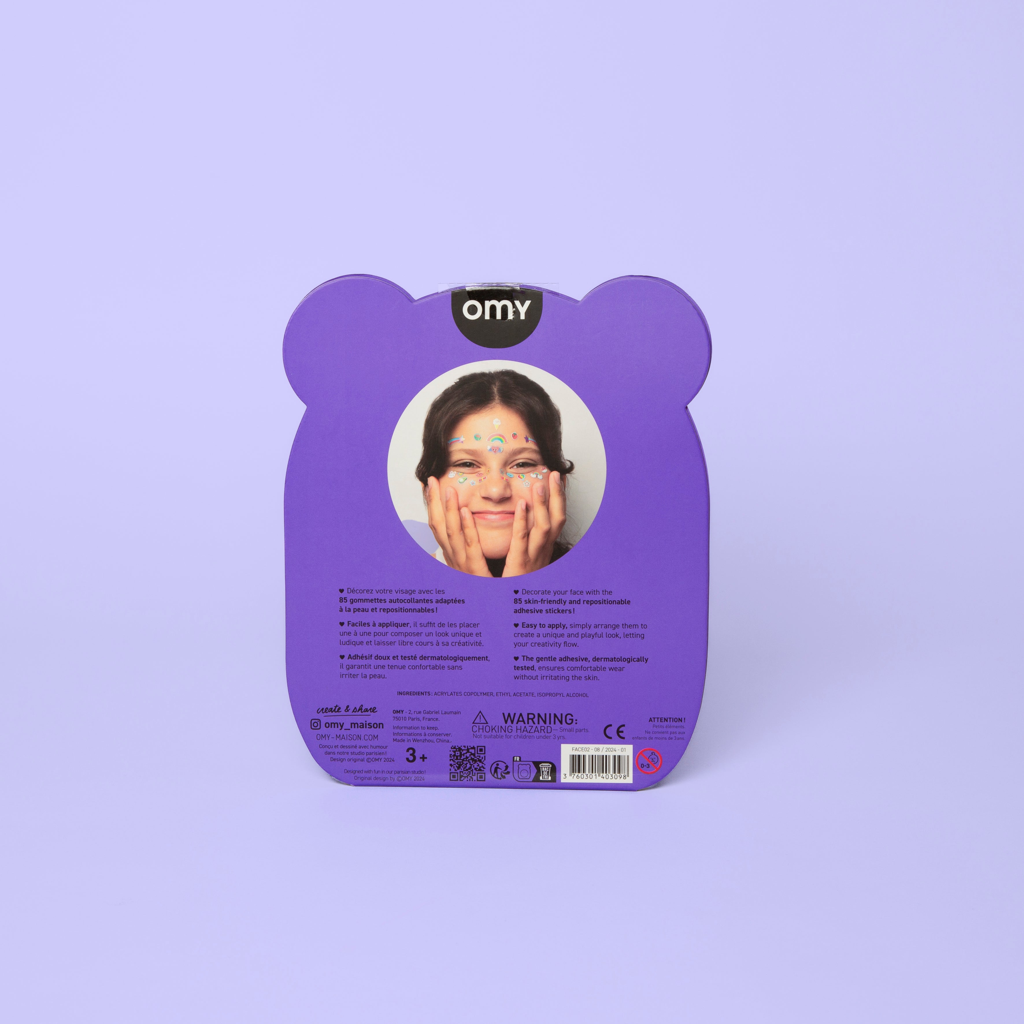 Face Stickers - Kawaii