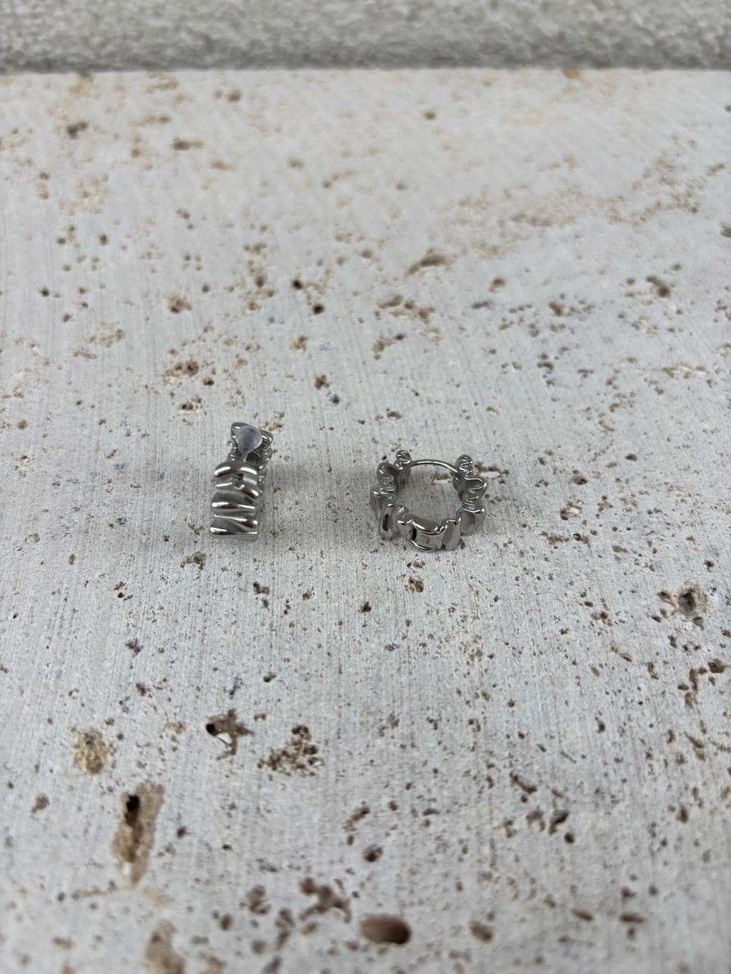 Boucles D'Oreilles Mini Wrinkled