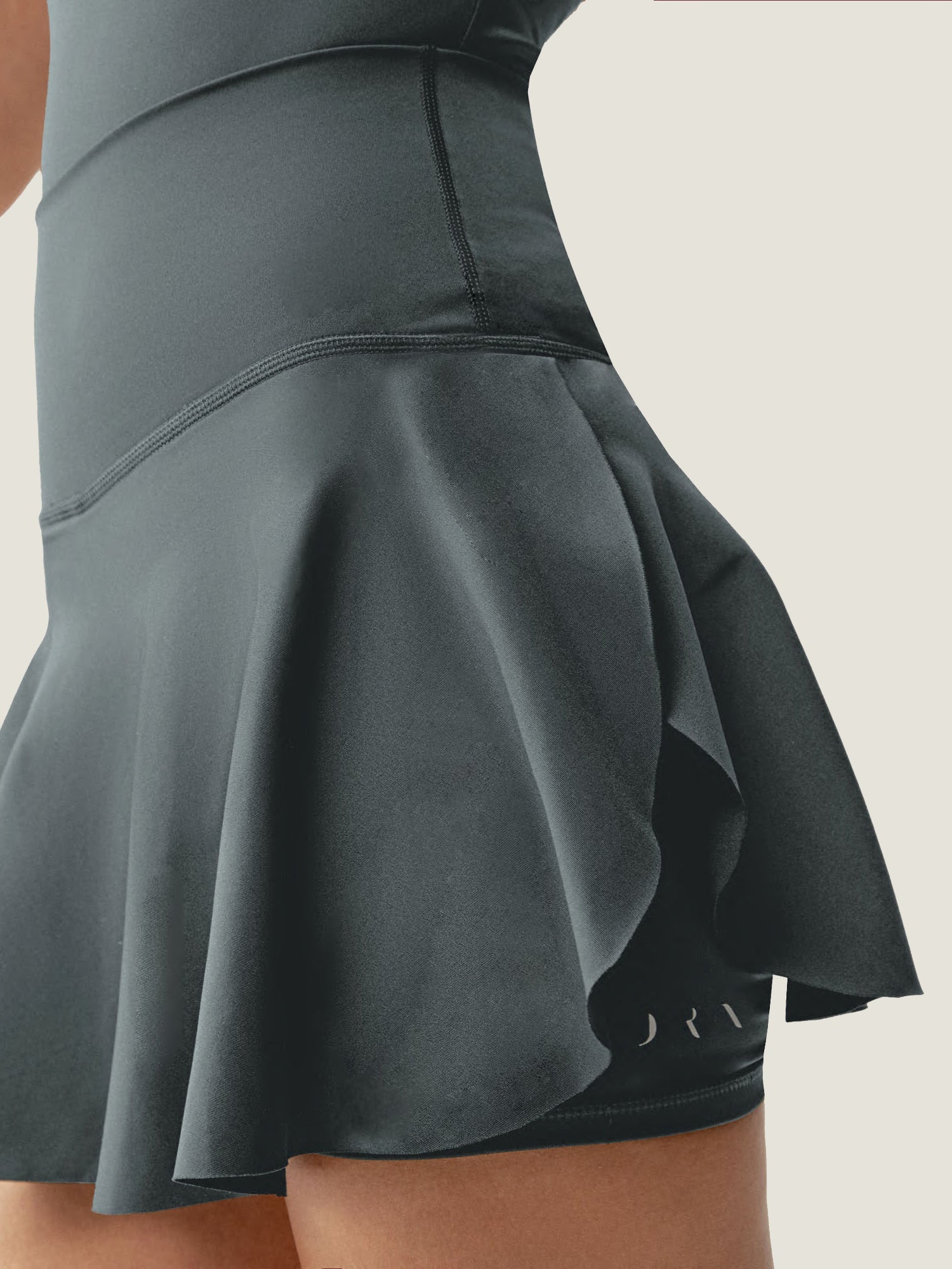 Jupe Barre - Gris Vert - Femme