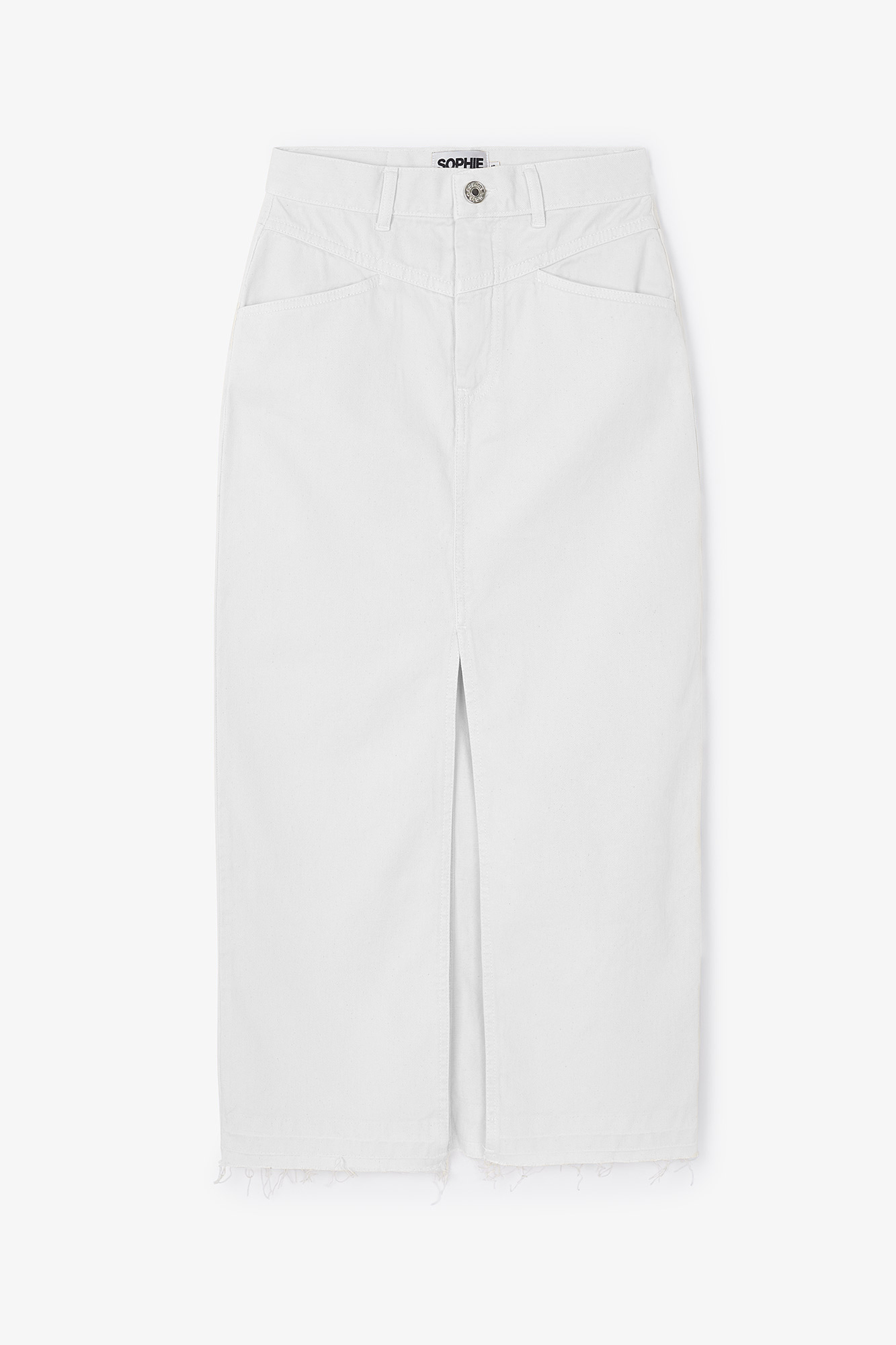 Jupe Denim Sergé Écru