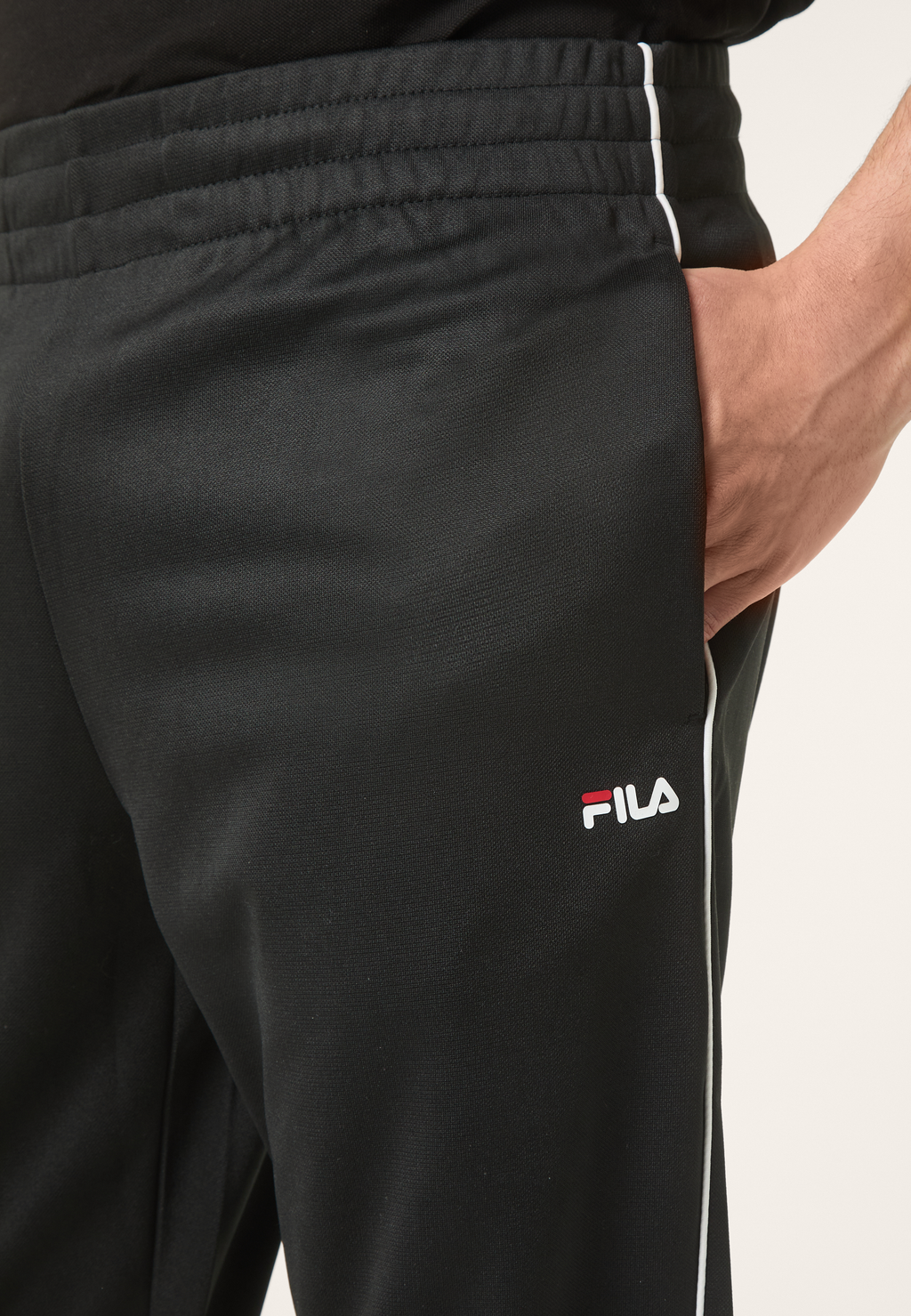 Pantalon De Survêtement Classique - Noir-Blanc Éclatant