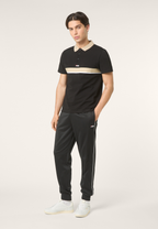 Pantalon De Survêtement Classique - Noir-Blanc Éclatant