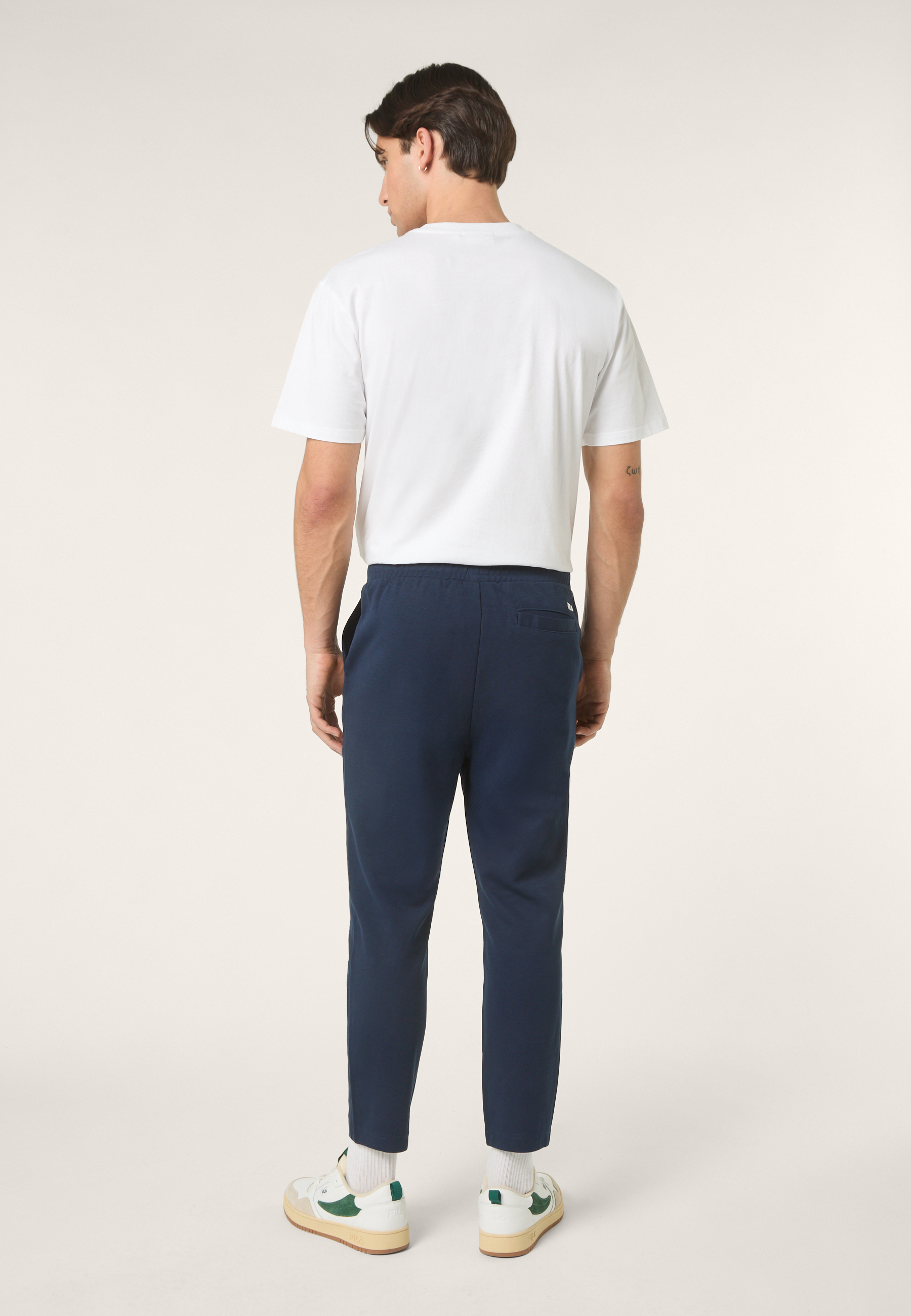 Pantalon De Jogging Chic Court Slim - Iris Noir