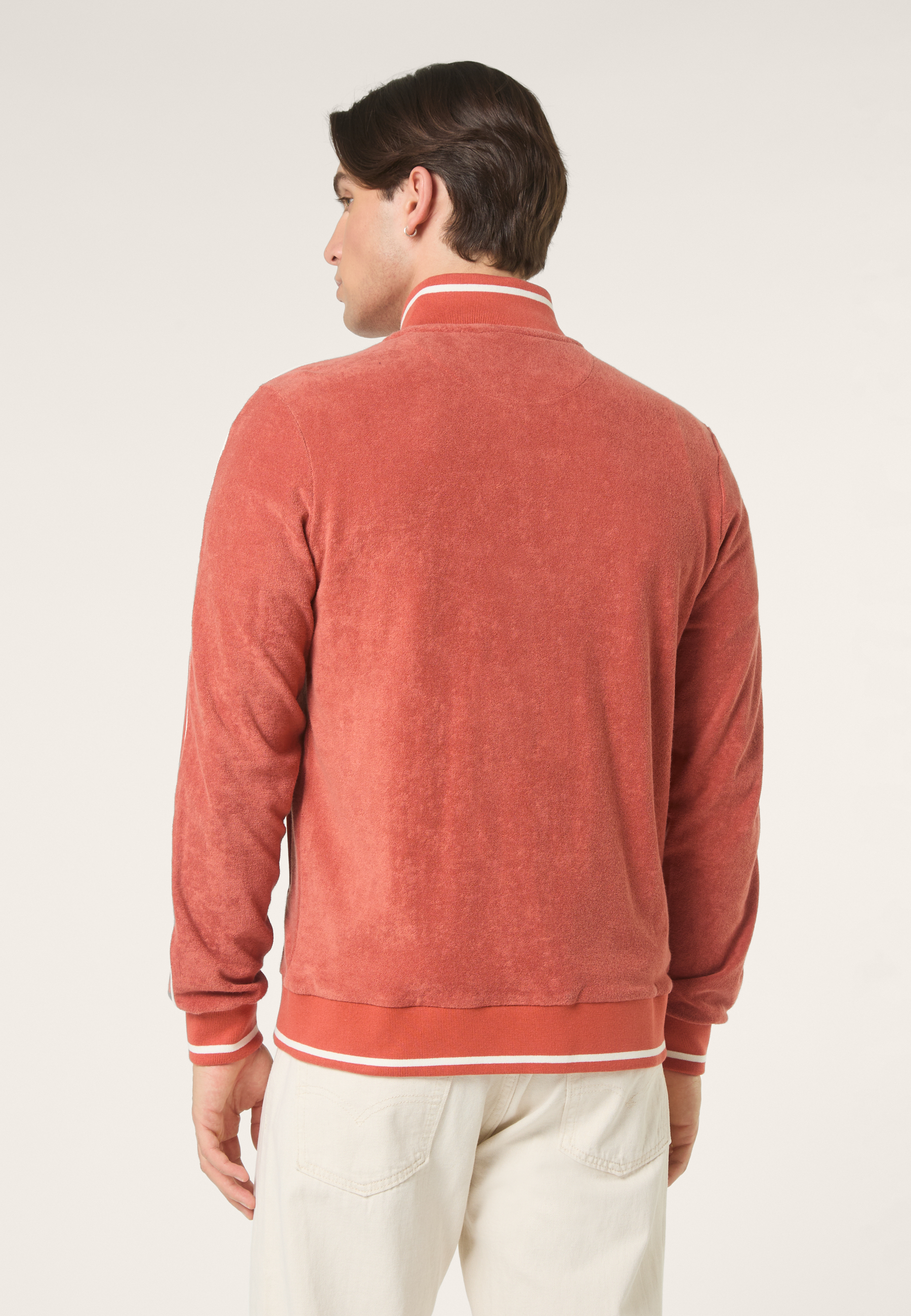 Veste De Survêtement Éponge Classique - Rouge Étrusque