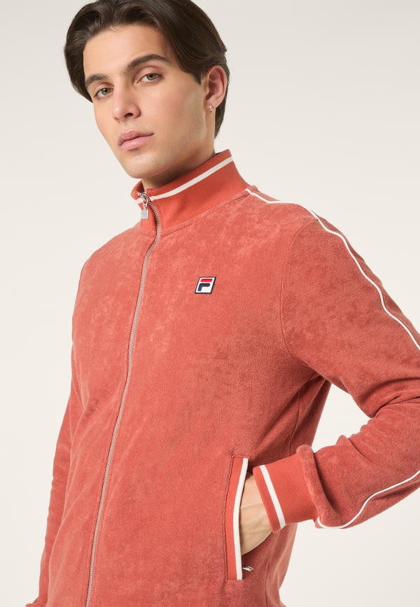 Veste De Survêtement Éponge Classique - Rouge Étrusque