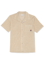 Chemise Resort Éponge Décontractée - Blanc Poivre