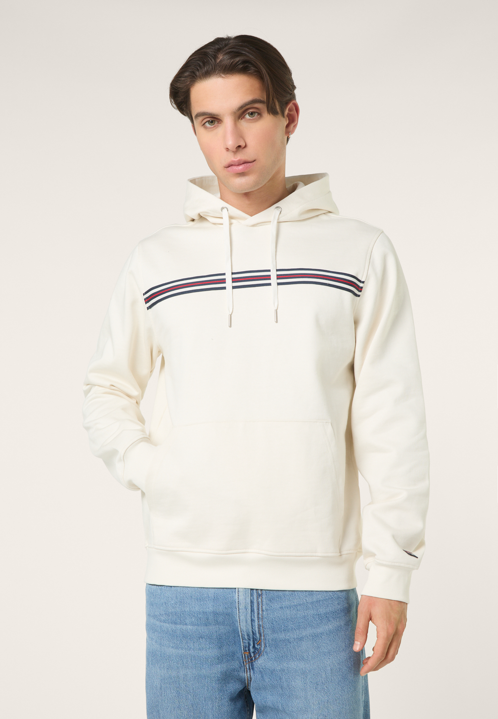Hoodie À Bande Heritage Classique - Aigrette