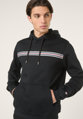 Hoodie À Bande Heritage Classique - Noir
