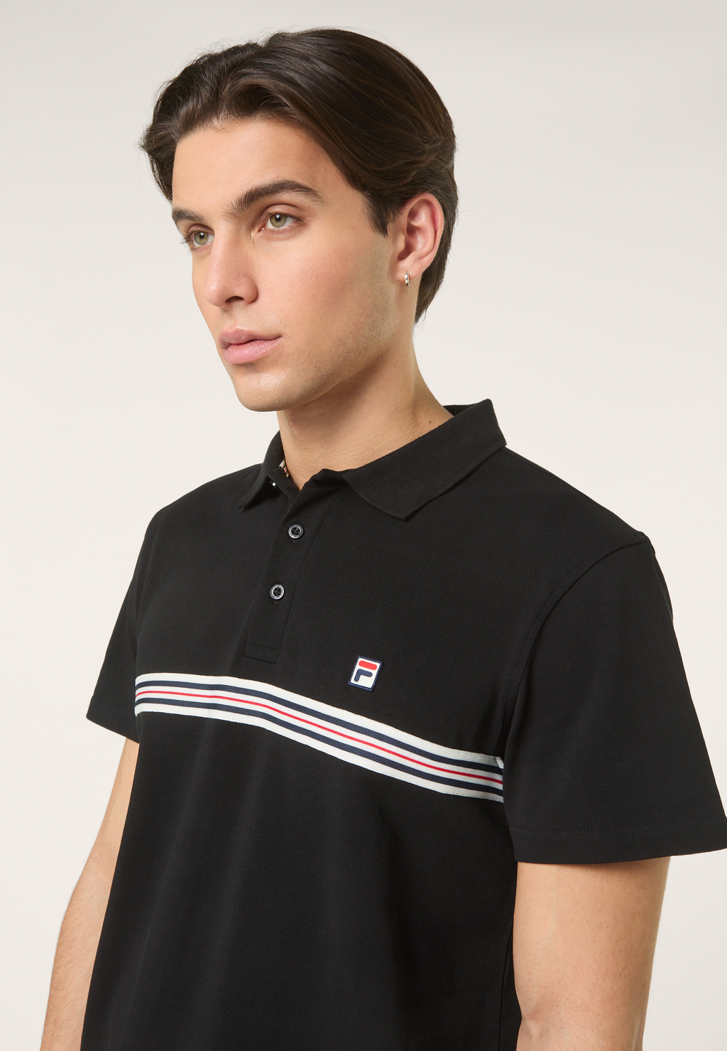 Polo À Bande Heritage Classique - Noir