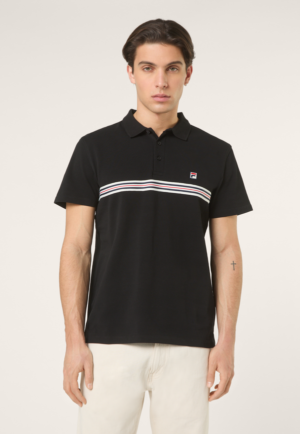 Polo À Bande Heritage Classique - Noir