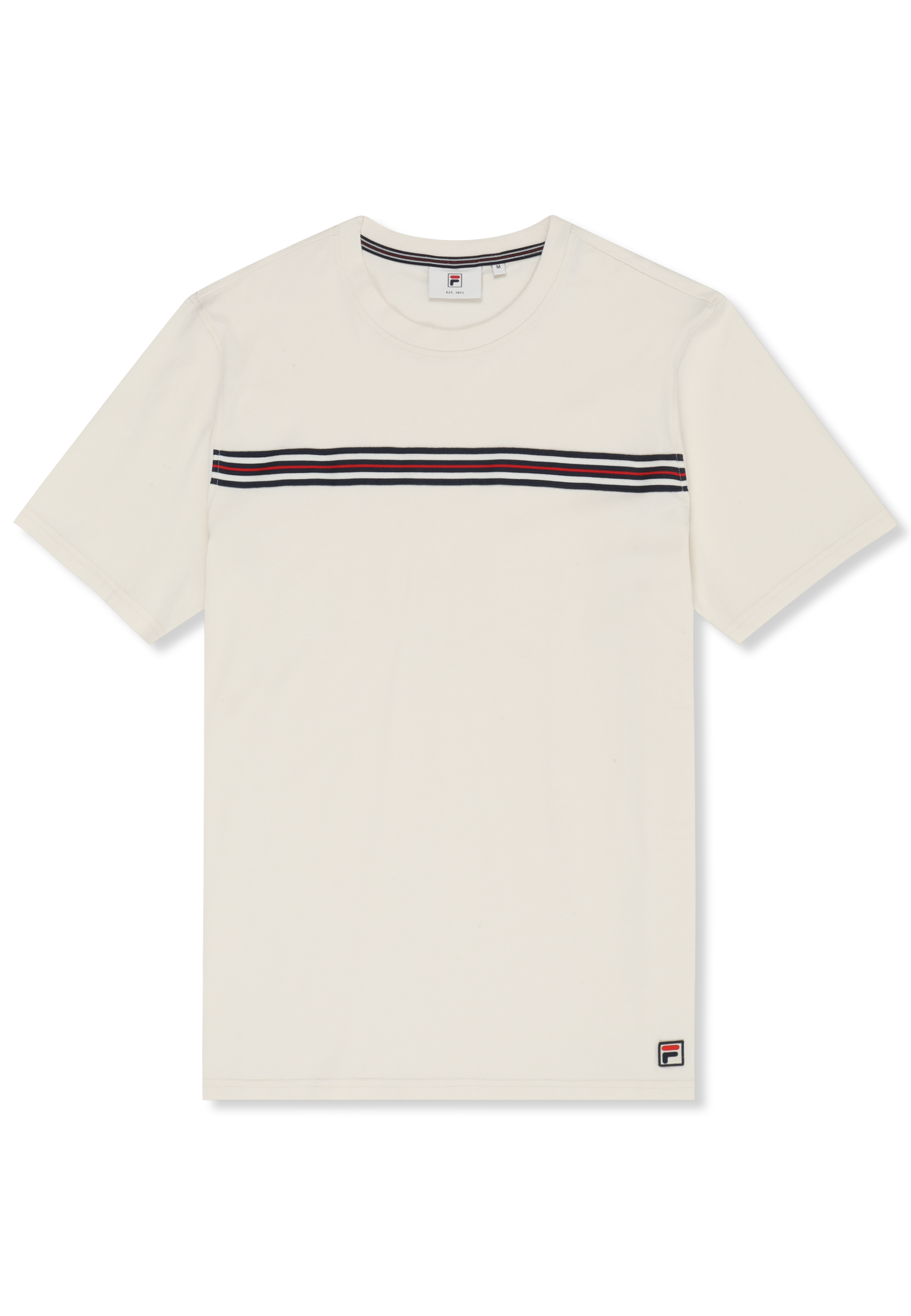 T-Shirt À Bande Heritage Classique - Aigrette