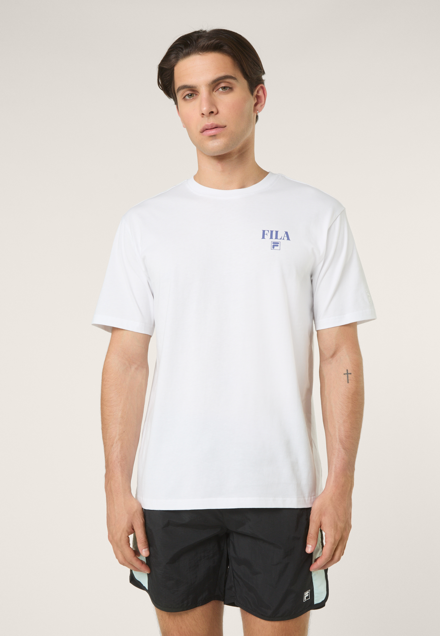 T-Shirt À Imprimé Décontracté - Blanc Éclatant