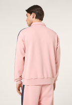 Veste De Survêtement À Bandes Décontractée - Rose Tendre