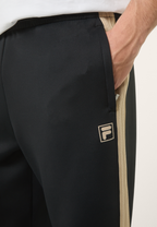 Pantalon De Survêtement À Bandes Décontracté - Noir
