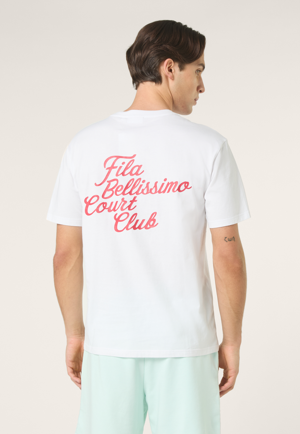 T-Shirt À Imprimé Décontracté - Blanc Éclatant
