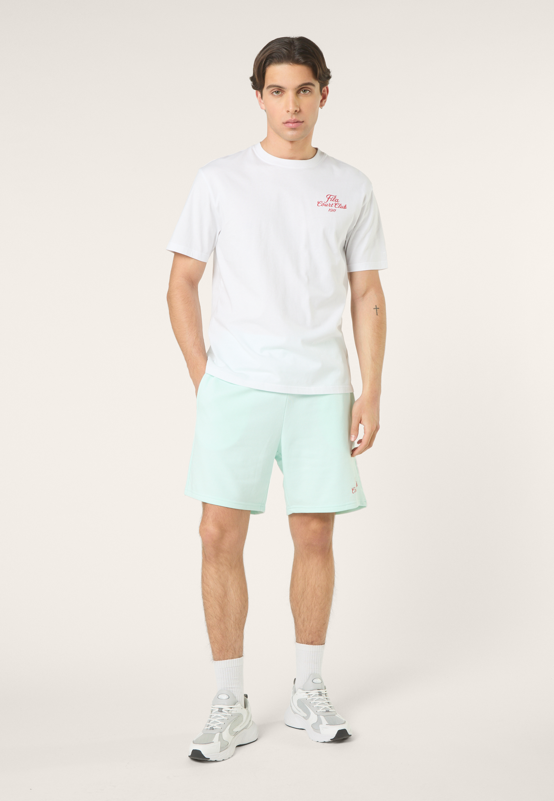 T-Shirt À Imprimé Décontracté - Blanc Éclatant