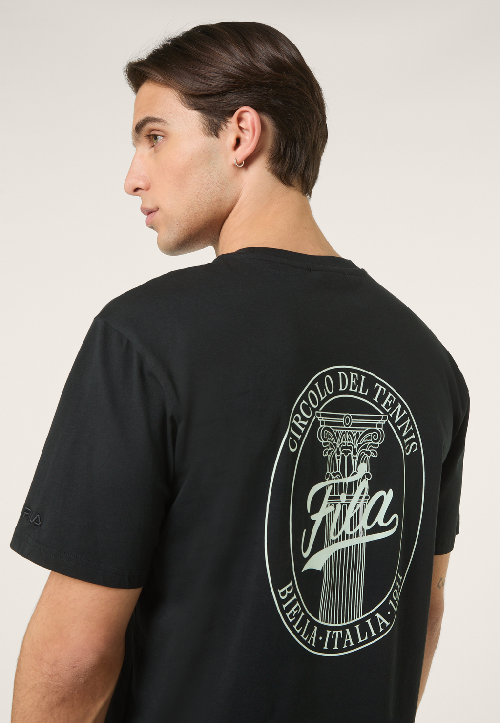 T-Shirt À Imprimé Décontracté - Noir