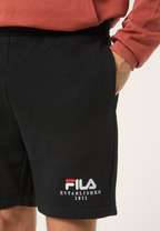 Short En Molleton À Logo Classique - Noir