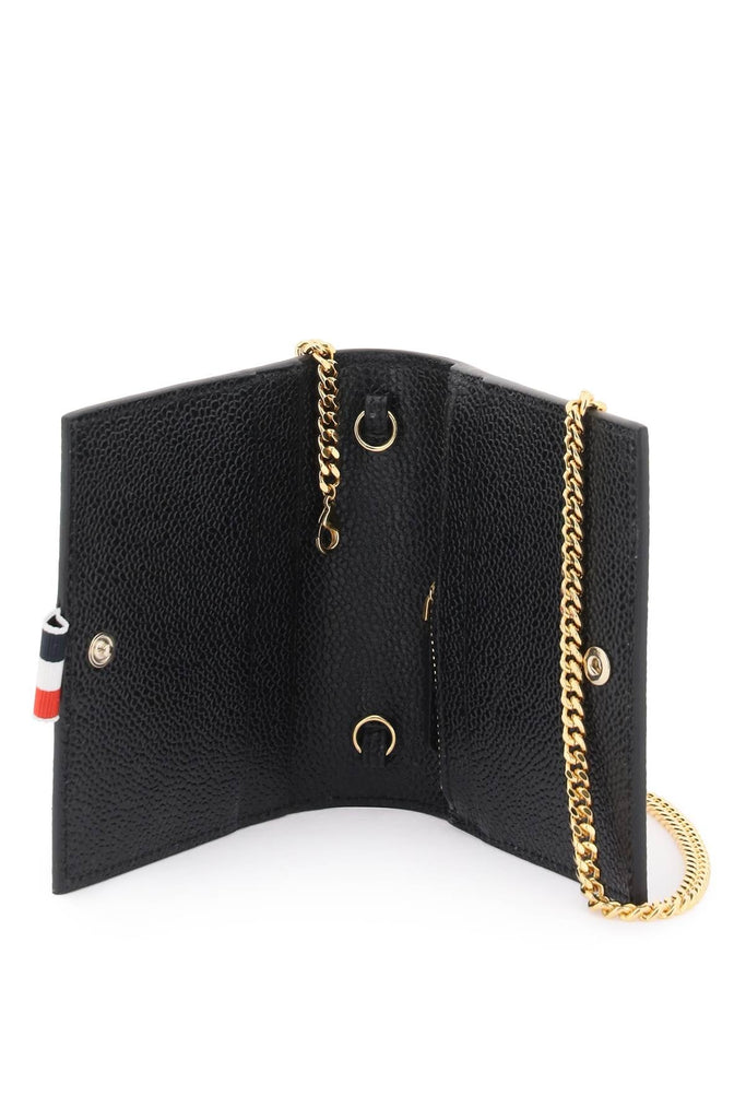 Thom Browne - Porte-Cartes Thom Browne Leather Crossbody Card Holder