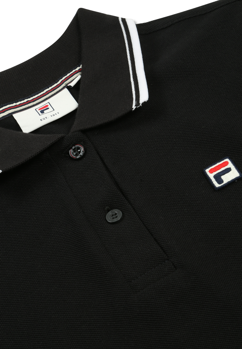 Polo À Liseré Slim - Noir