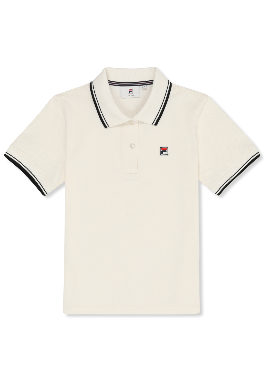 Polo À Liseré Slim - Aigrette