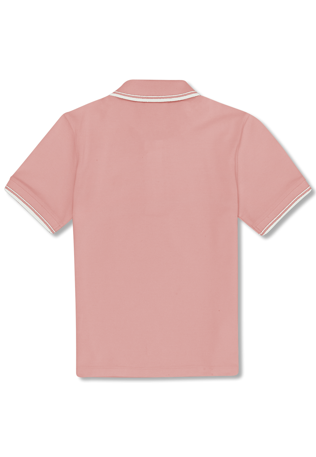 Polo À Liseré Slim - Rose Tendre