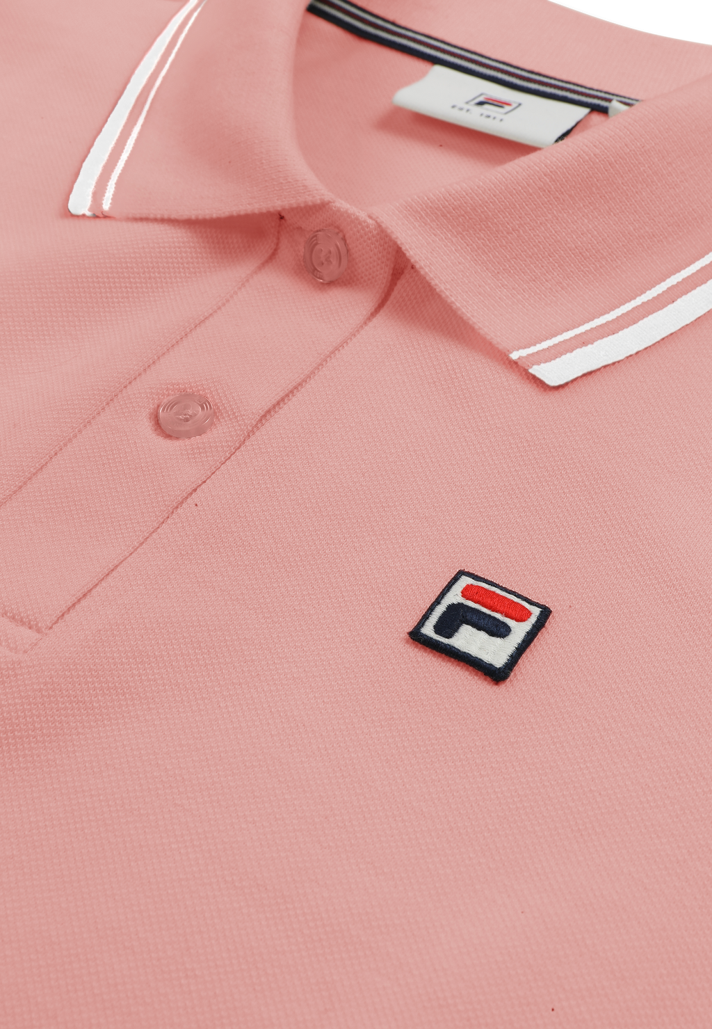 Polo À Liseré Slim - Rose Tendre