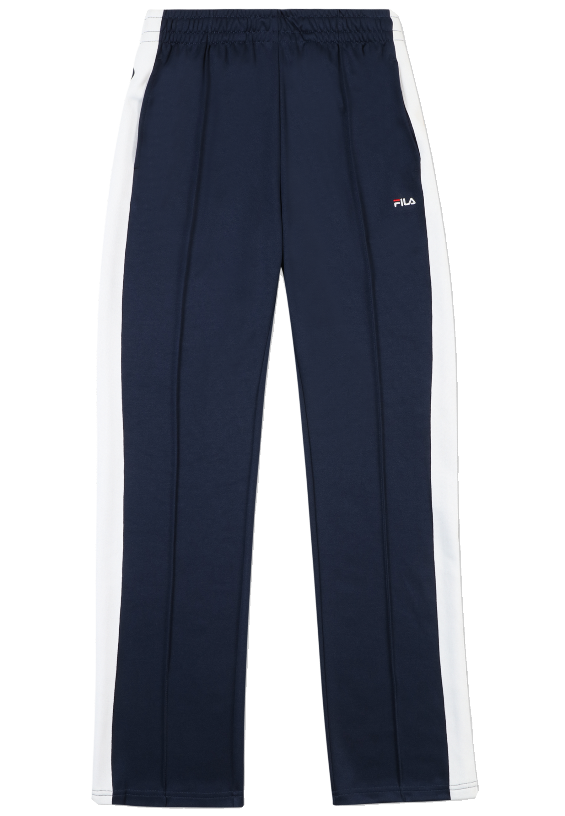 Pantalon De Survêtement À Bandes Droit - Iris Noir