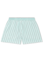 Short En Satin À Fines Rayures Classique - Mer Apaisante / Rayé