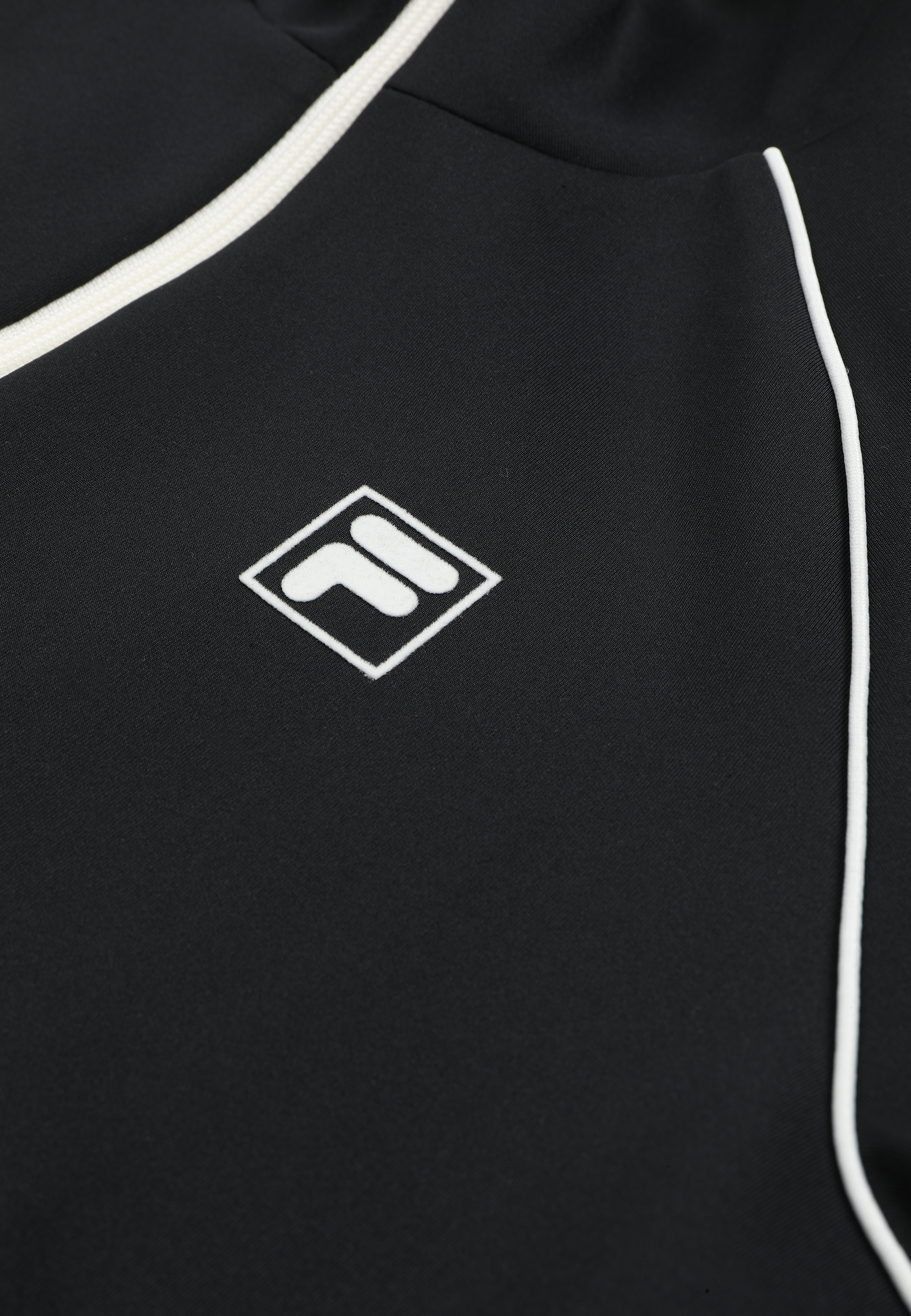 Veste De Survêtement À Bandes Classique - Noir
