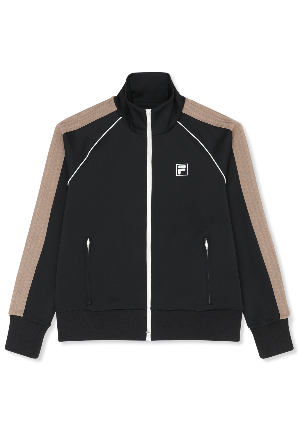 Veste De Survêtement À Bandes Classique - Noir