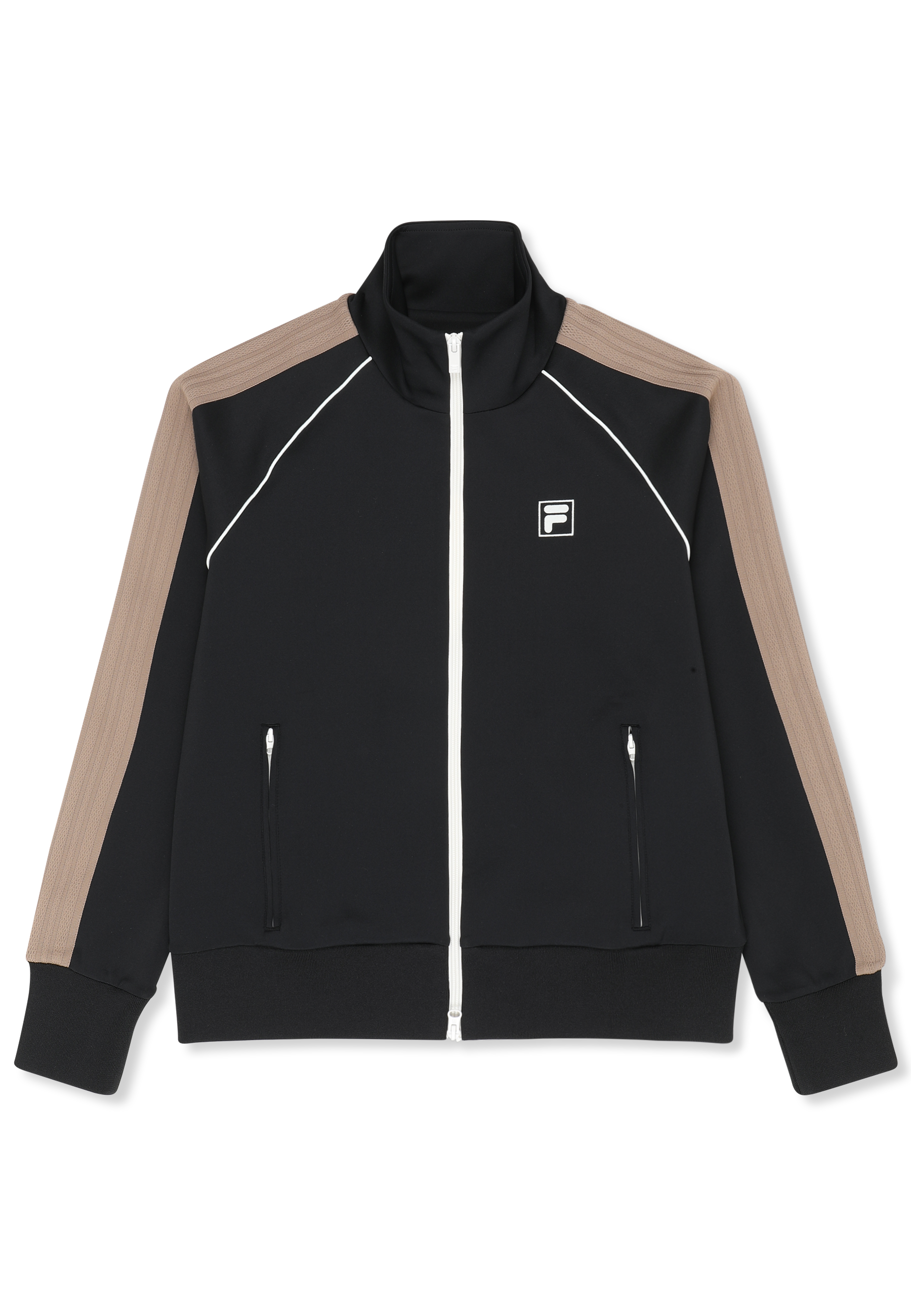 Veste De Survêtement À Bandes Classique - Noir