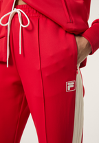 Pantalon De Survêtement À Bandes Extra-Long - Rouge Vif
