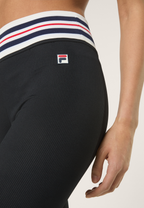 Legging De Sport À Bande Heritage - Noir