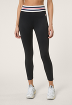 Legging De Sport À Bande Heritage - Noir