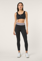 Legging De Sport À Bande Heritage - Noir