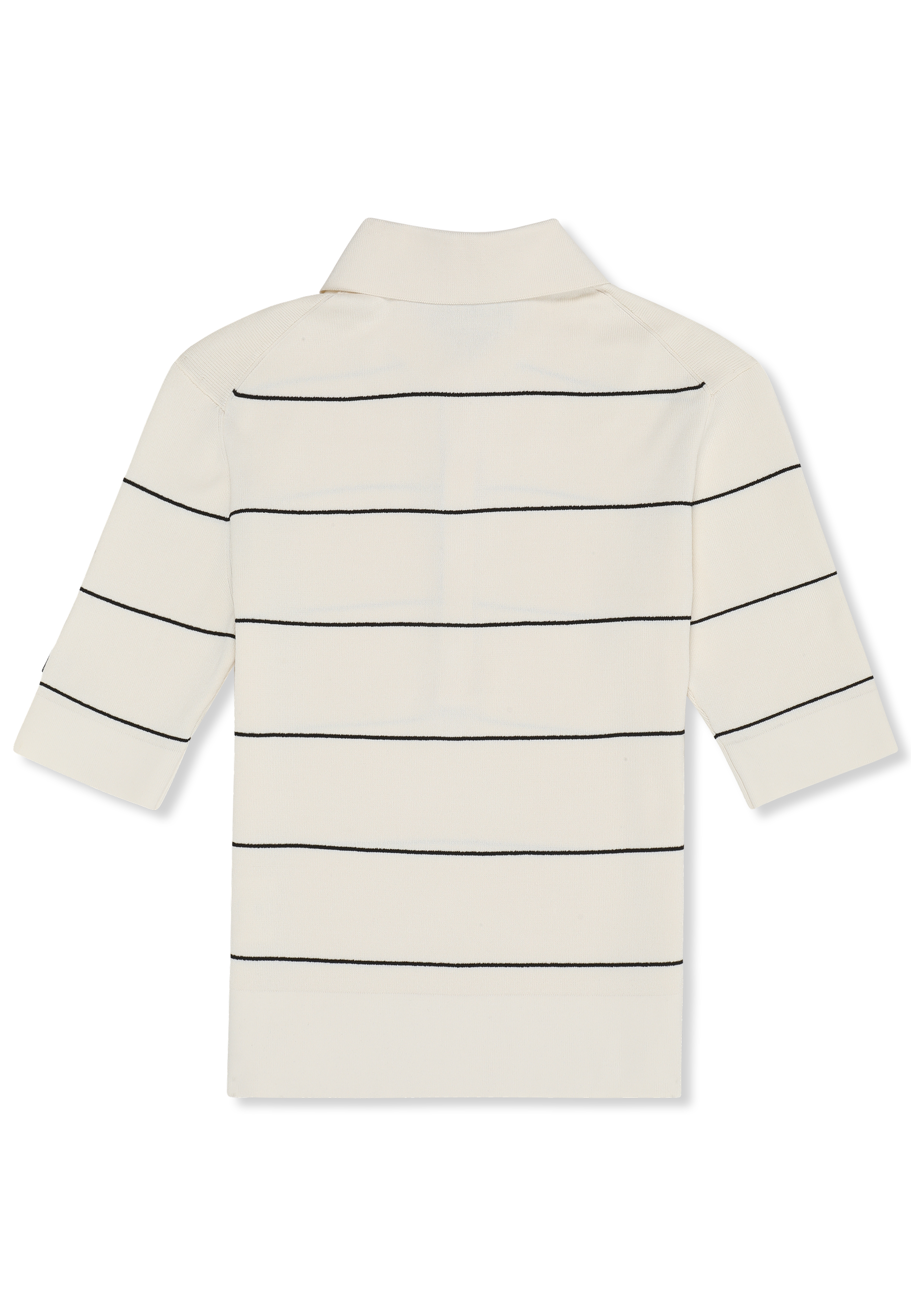 Polo En Maille Fine Slim - Aigrette
