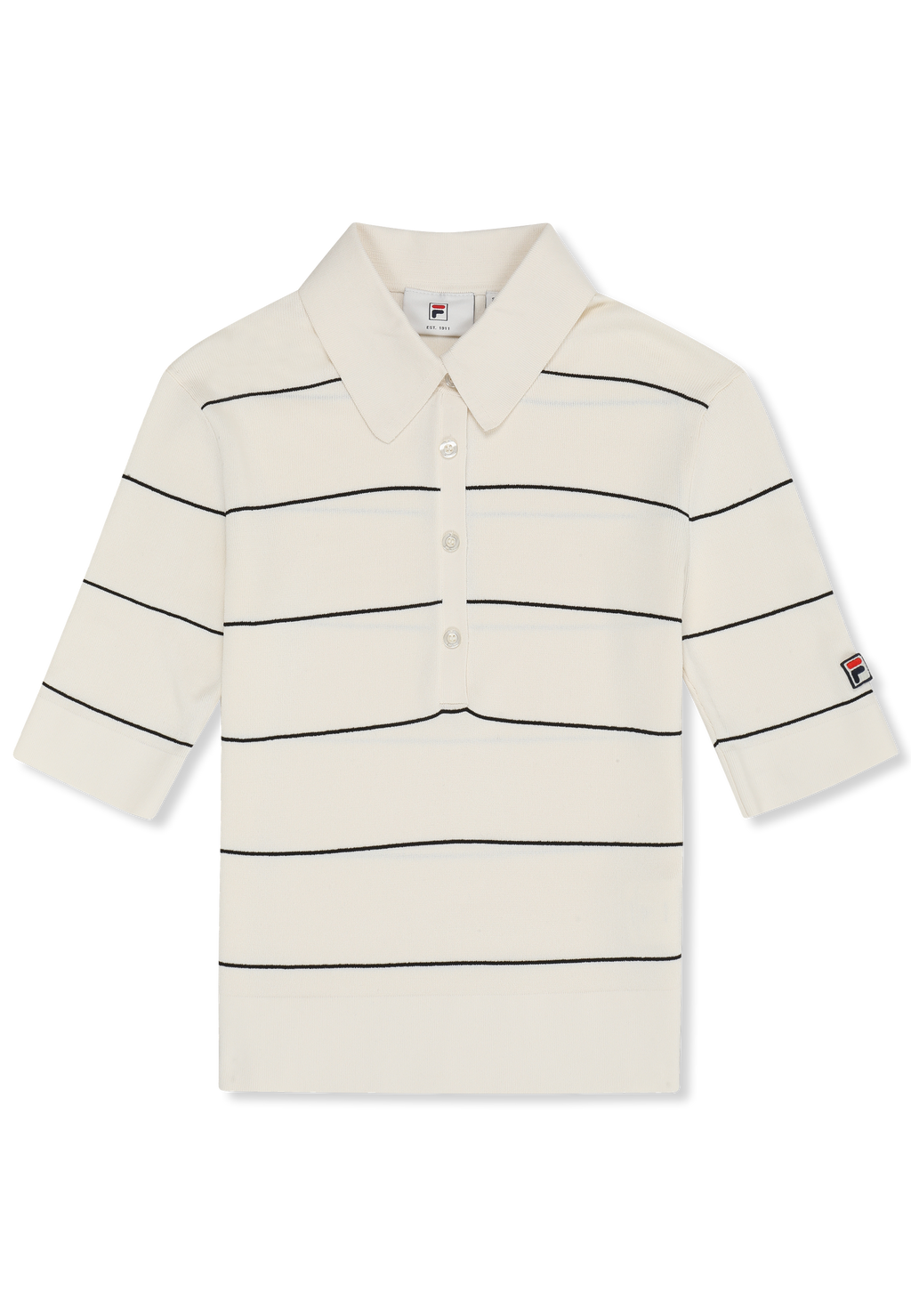 Polo En Maille Fine Slim - Aigrette