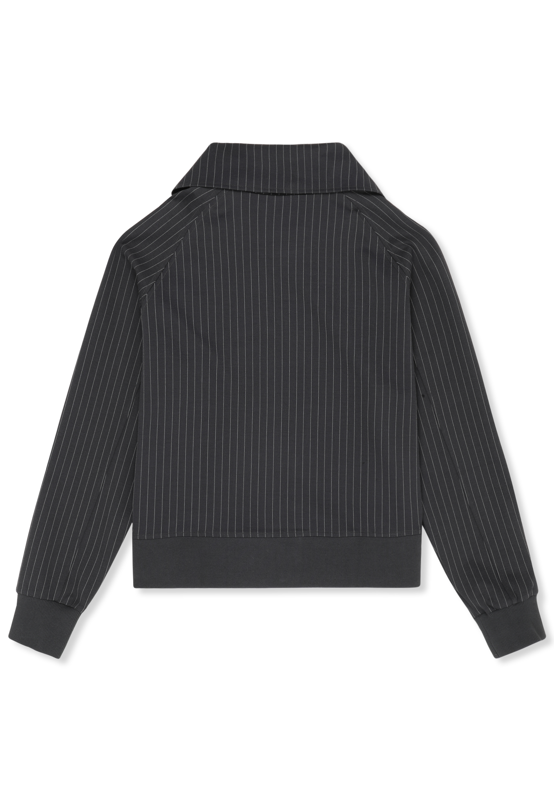 Veste À Col Montant À Fines Rayures Décontractée - Phantom