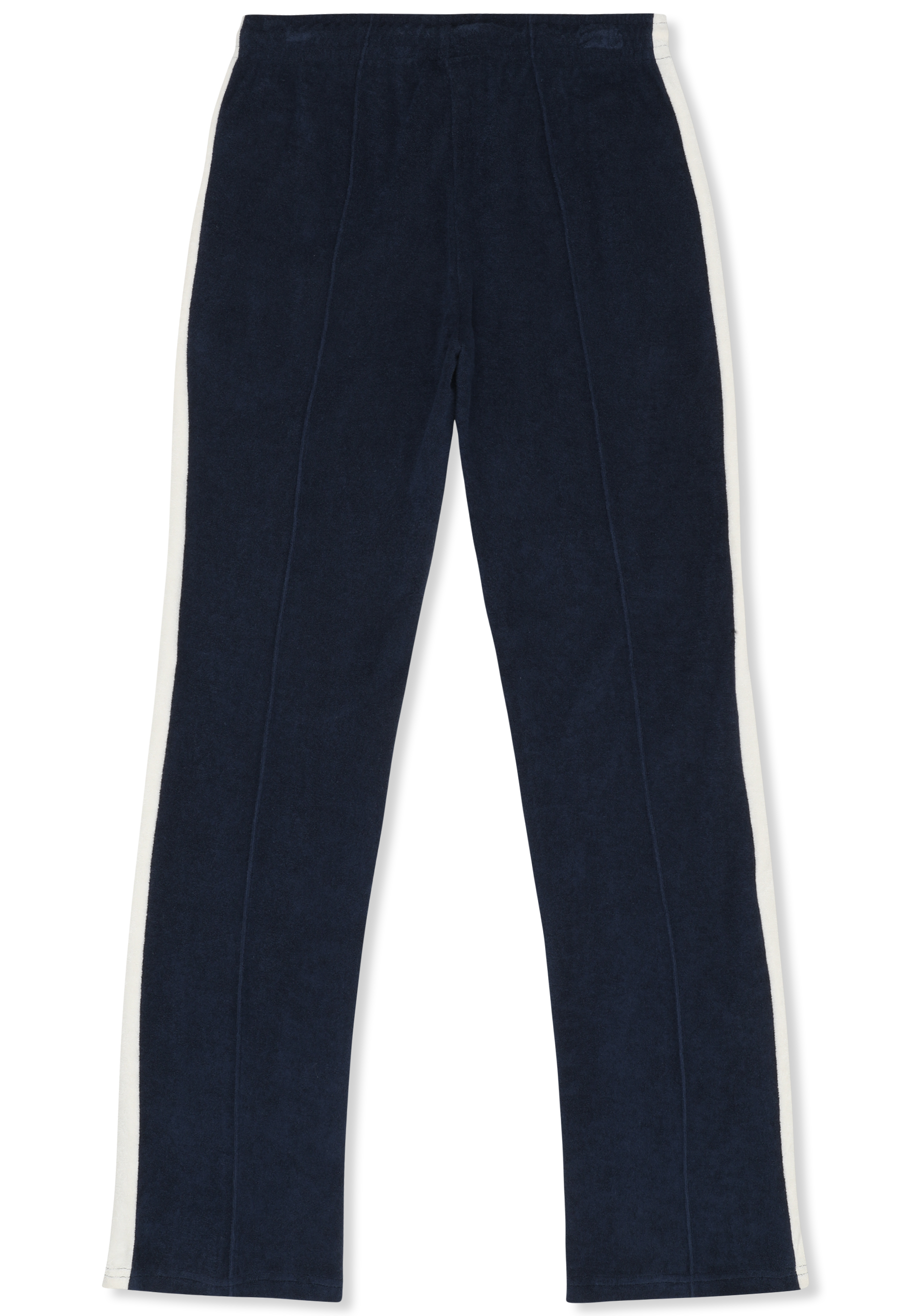 Pantalon De Survêtement Éponge À Panneau Contrastant Slim - Iris Noir-Aigrette